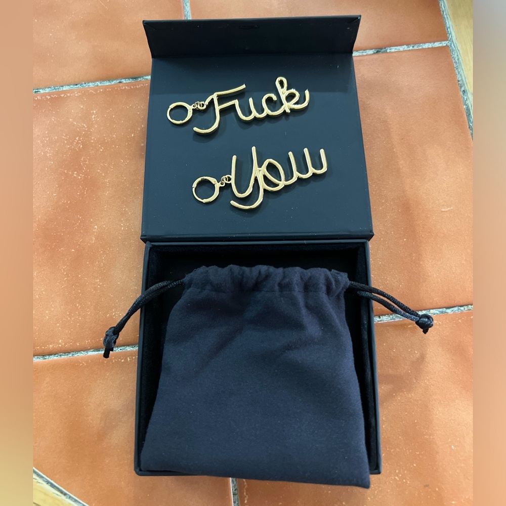 Earrings F… You New In Box!! Gold Color Only